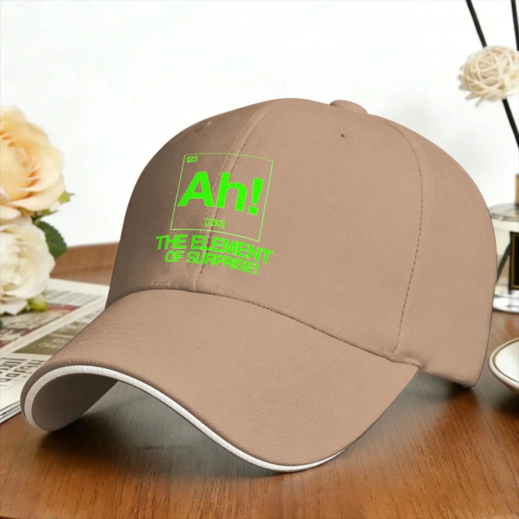 Ah The EleUnisext Of Surprise Funny Science Sandwich Caps Unisex Outdoor Cap Sports Cap Adjustable Baseball Cap Summer