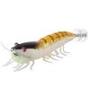 3.5g Luminous Squid Jigs Artificial Shrimp Fishing Lures with 2 Layer Hooks Fish Tackle Accessories001#