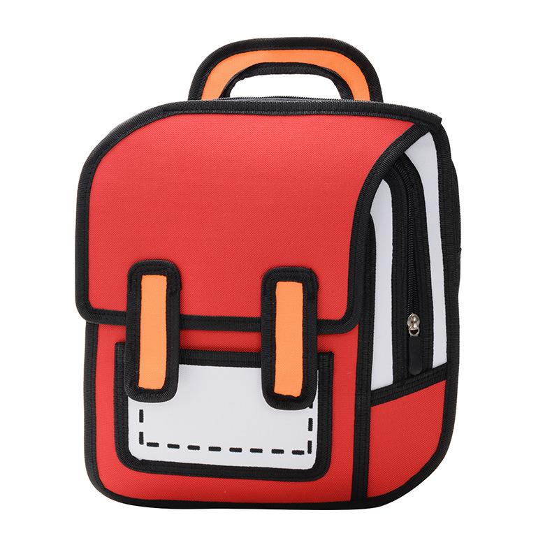 3D Multifunctional Backpack for Primary School Students, Grades 3-6 - Personalized Schoolbag with Optional Logo