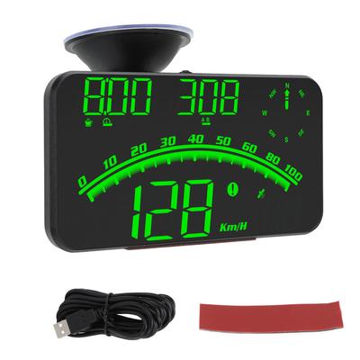 Schermo LED Smart HUD Alta Definizione Allarme di Velocità Multifunzione Tachimetro GPS Universale 5V per