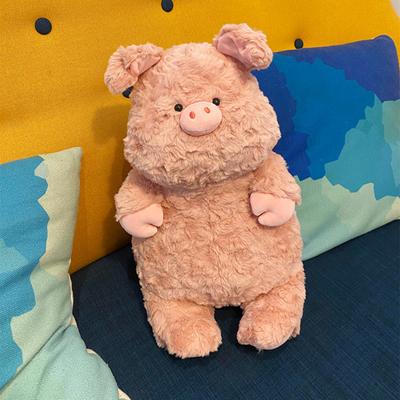 40cm Cute Stuffed Doll Companion Fluffy Toy Super Soft Cartoon Pig Doll Soft Sofa Throw