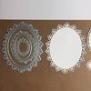Oválný květinový rámeček, kovové vyřezávací šablony, DIY scrapbooking, papírové karty, šablona do alba