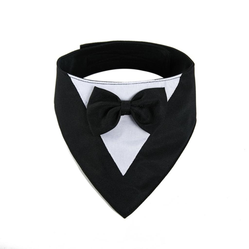 Pet Scarf Bandana with Tie and Adjustable Collar, Bib for Dogs Cats