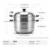 SUPOR 32CM Stainless Steel Steamer