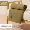 Corded Heated Blanket USB Powered Soft Zipper Shawl Wrap 3 Temperature Adjustment Warm Heating Scarf for Indoor Outdoor