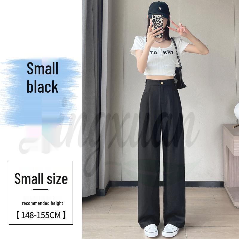 2026 Women's Tencel Linen High-Waisted Wide-Leg Pants: Thin, Sun-Protective, Casual Style