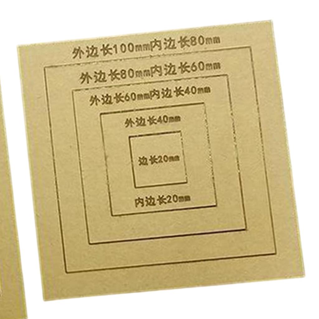 2x Quilting Templates Patchwork Quilting Ruler DIY Clothing Patchwork Ruler