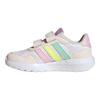Adidas Run 60s Soft Comfortable Non-Slip Durable Low-Top Kids Running Shoes Kids Sneakers White Clear-Pink Clear-Mint-Green JH6203