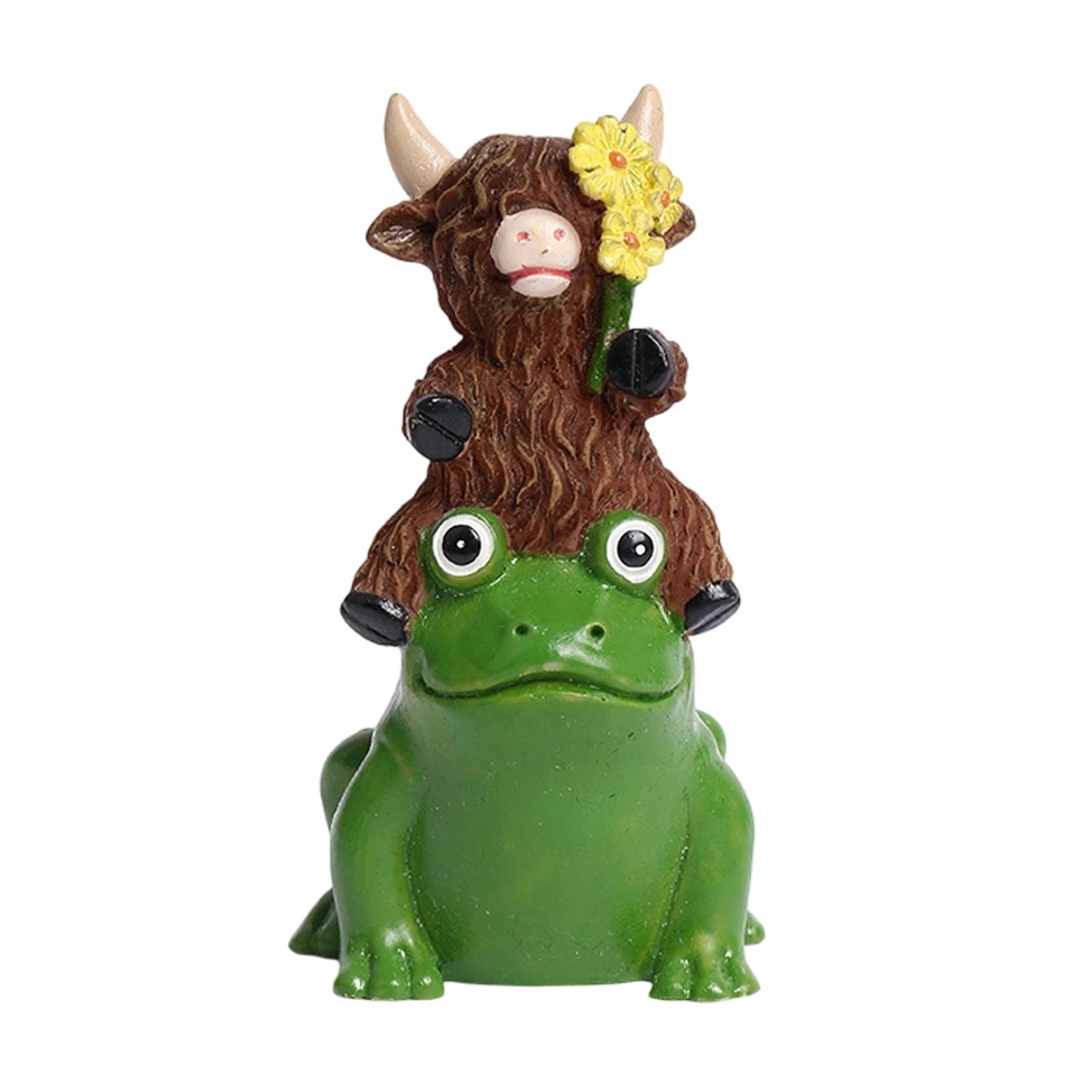 

Yak Resin Ornament, Perfect For Holiday Parties, Home And Garden Decoration, And Potted Plants One Size