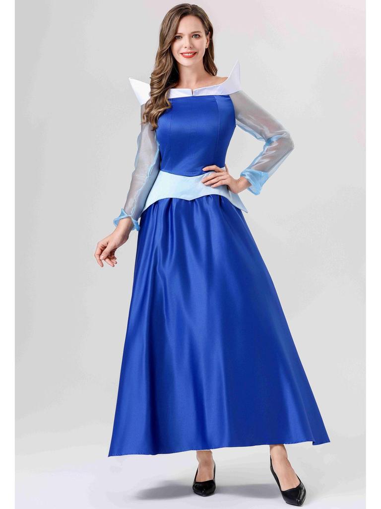 Costume da Cosplay da Principessa Aurora Bella Addormentata per Donna Adulta