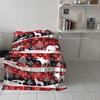 Christmas Winter Animals Checkered Buffalo Blankets Throw Cover Fleece Comfort Warm Room Couch Home Bedspread Blanket