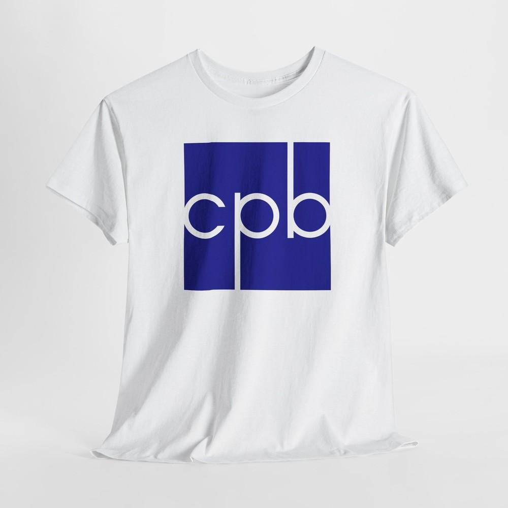 

Public Broadcasting History Unisex Tshirt Tops Tee, CPB Logo NPR PBS Non-Profit Corporation XL