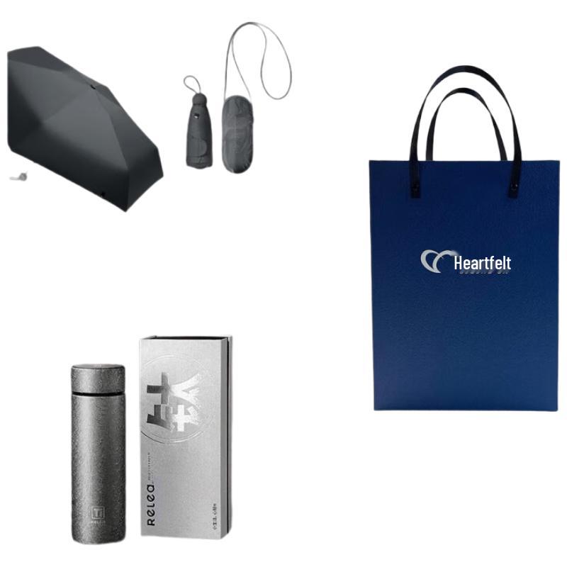 Beneunder Business Travel Set: UV Umbrella & Titanium Mug