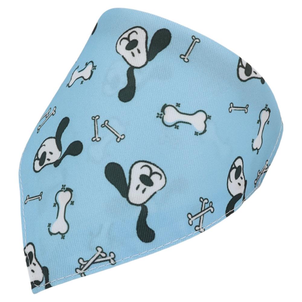 Adjustable Pet Bandana Cotton - Dog Cat Cartoon Print Drool Bib for Daily Use, Triangle Scarf Puppy Kitten Neckwear