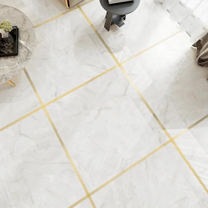Beautiful Seam Wall Gap Decoration Self-adhesive Waterproof and Wear-resistant Living Room Floor Tiles Floor Tiles Gilded Lines