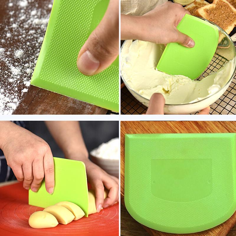 Plastic Cream Smooth Cake Spatula Dough Cutter Scraper Baking Pastry Spatula G_d Plastic Cream Smooth Cake Spatula Dough Cutter Scraper Baking Pastry Spatula G_d