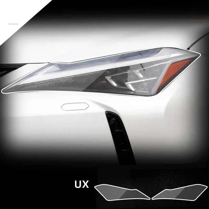 Car Front Headlamp Film for Lexus UX UX200 UX250 UX260 - Tpu Transparent Film Exterior Headlight Trim Strips Car Sticker