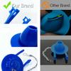 Universal Toilet Drain Valve Flap Cover Toilet Flapper Bathroom Drain Tank Water Saver Home Seal Tank PVC Flap Cover Repair NEW