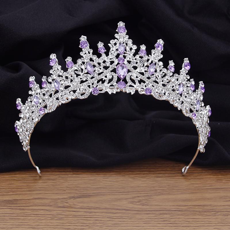 

Роскошная хрустальная свадебная корона королевская королевская пышная повязка на голову свадебная тиара головной убор невесты корона для волос украшения для волос аксессуары для головы