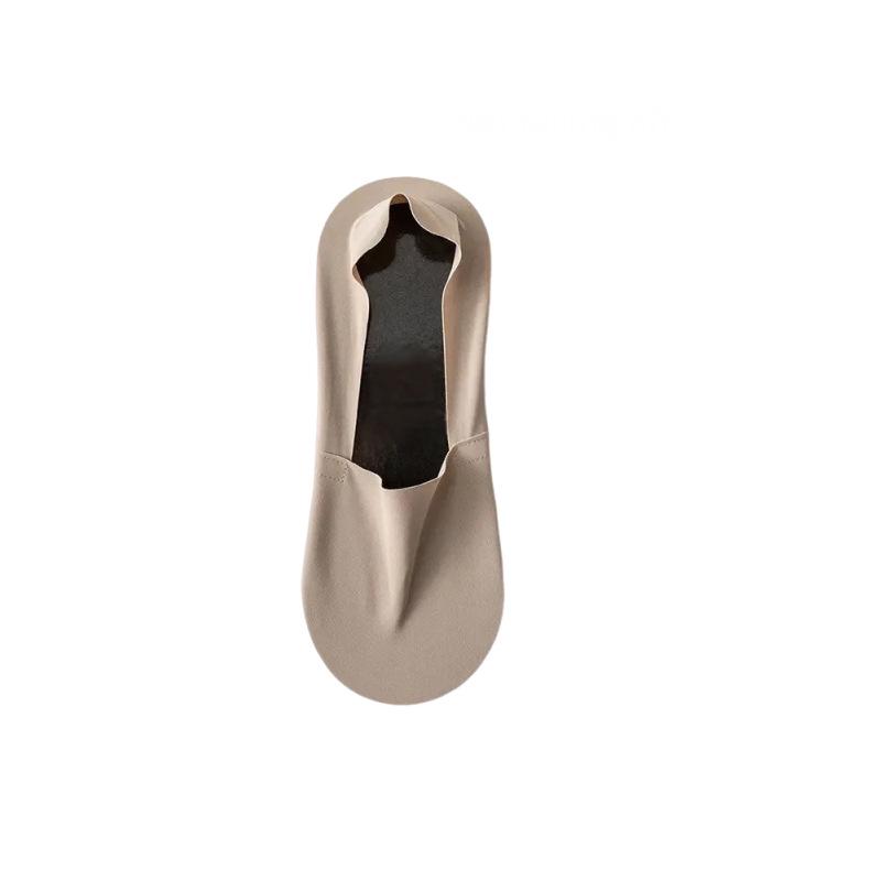 Men's Non-Slip No-Show Boat Socks - Thin, Seamless, Low-Cut, Pure Cotton, Ice Silk.