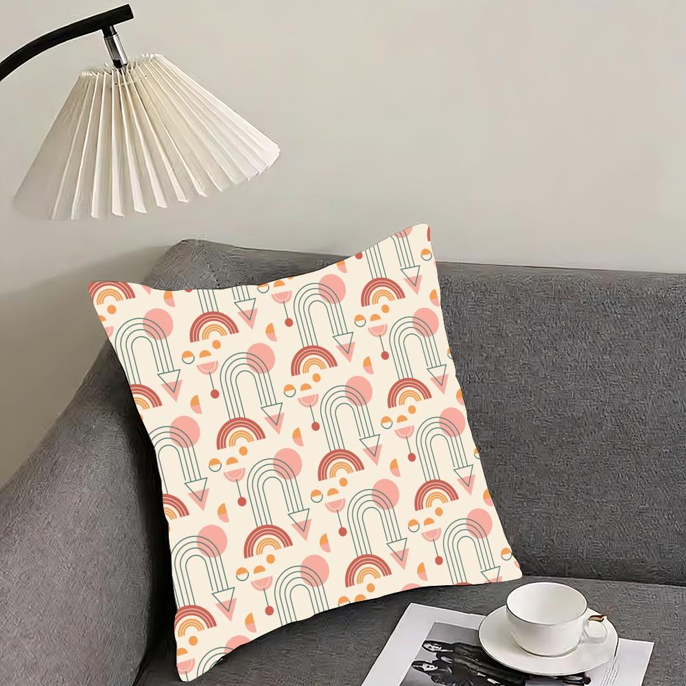 boho plant nordic Cushion Cover Reversible Plush Pillow Cover – For car, sofa, bedroom, perfect as a gift.