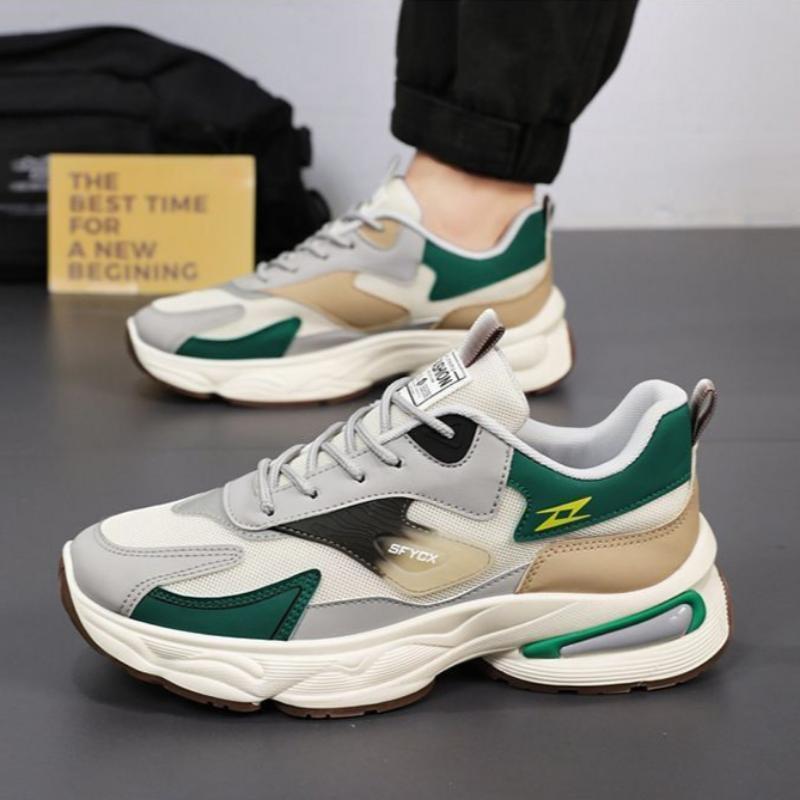 Men's Summer Breathable Versatile Deodorant Wear-resistant Mesh Sports Casual Thick-soled Teenagers' Shoes