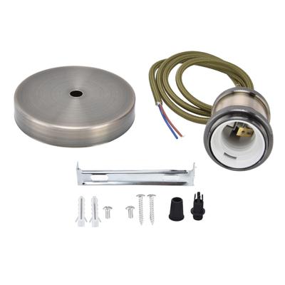 Portalampada E27 con Cavo Lampada a Sospensione Vintage Portalampada per Camera da Letto 100?240V