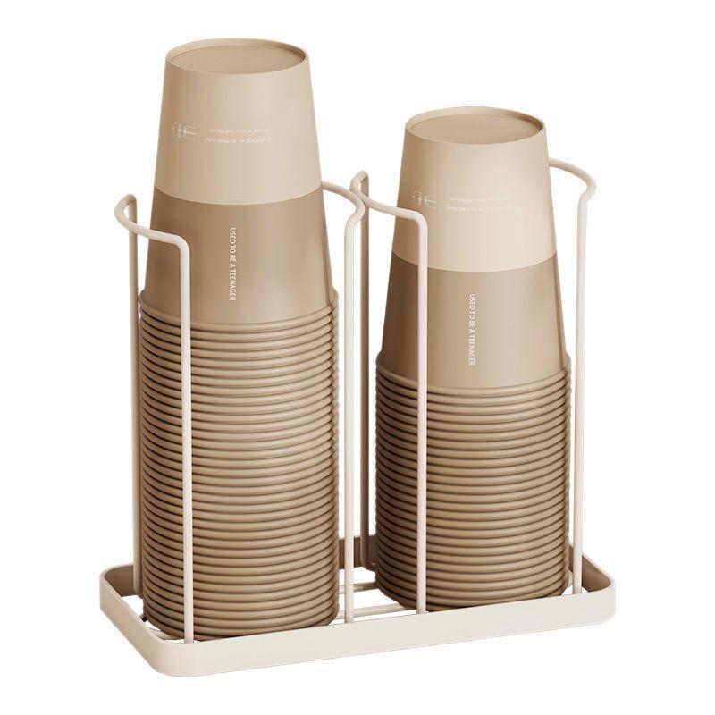 Disposable Cup Picker Size Universal Plastic Coffee Paper Cup Holder Bar Table Top Storage Shelf