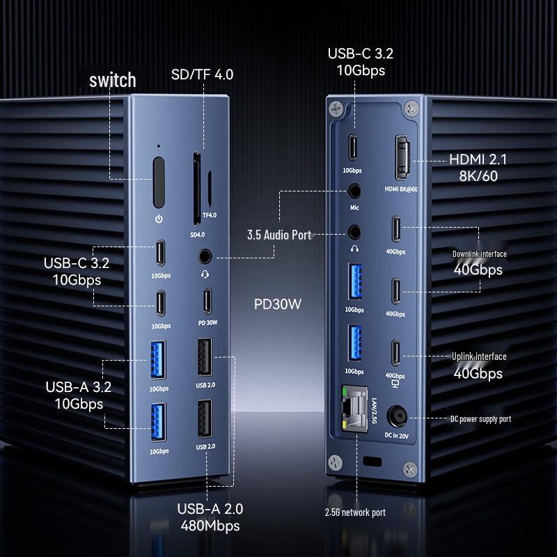 ACASIS DS-9007 Thunderbolt 4 Docking Station