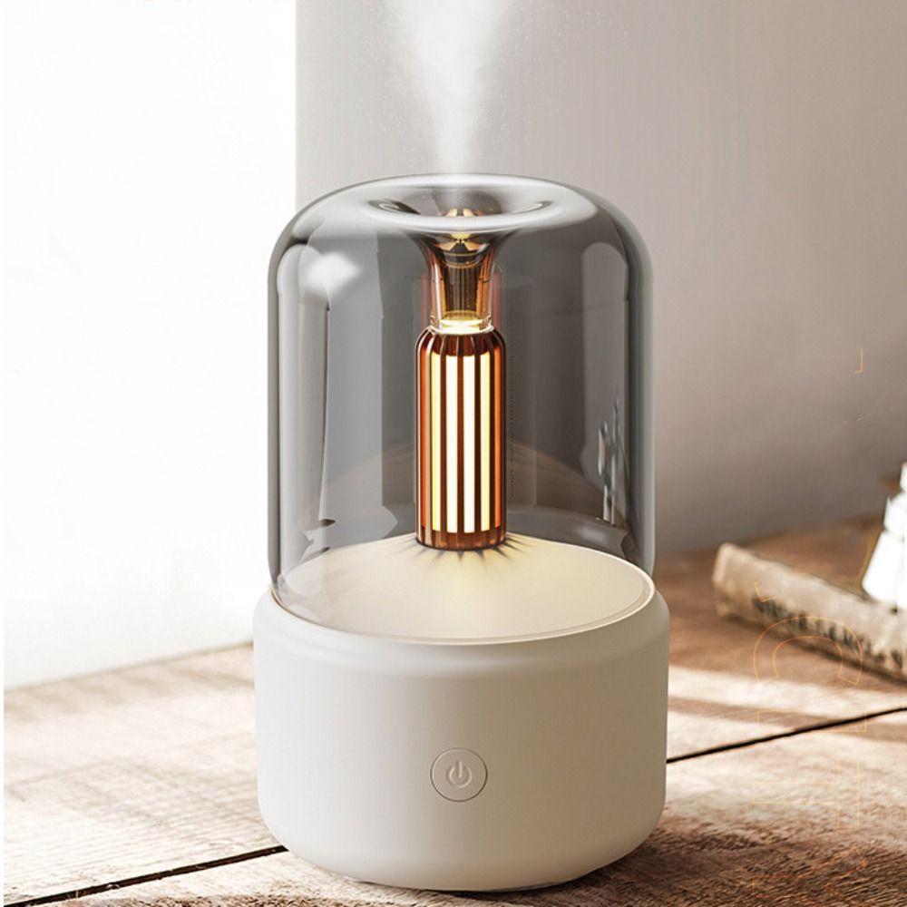 LED Cool Mist Humidifier Dry Boil Protection Aroma Diffuser Quiet Operation Mist Sprayer  Bedroom