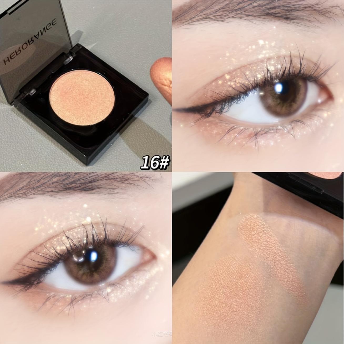 Herorange 16 Oogschaduw Highlighter Palet Mat Glanzend Oranje Bruin Roze Champagne Waterdicht Draagbaar Festival Make-up