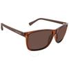 Calvin Klein Brown Rectangular Men S SunglaSSeS ck19568S 210 58