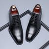 British men's business dress leather shoes pointed men's wedding groom shoes wedding suit shoes 24278-M