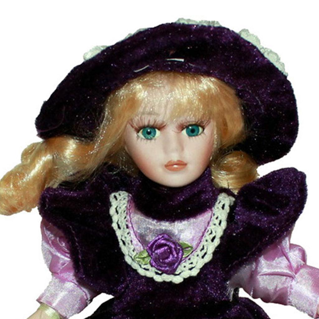 8'' Doll Porcelain Dolls for Home Decoration