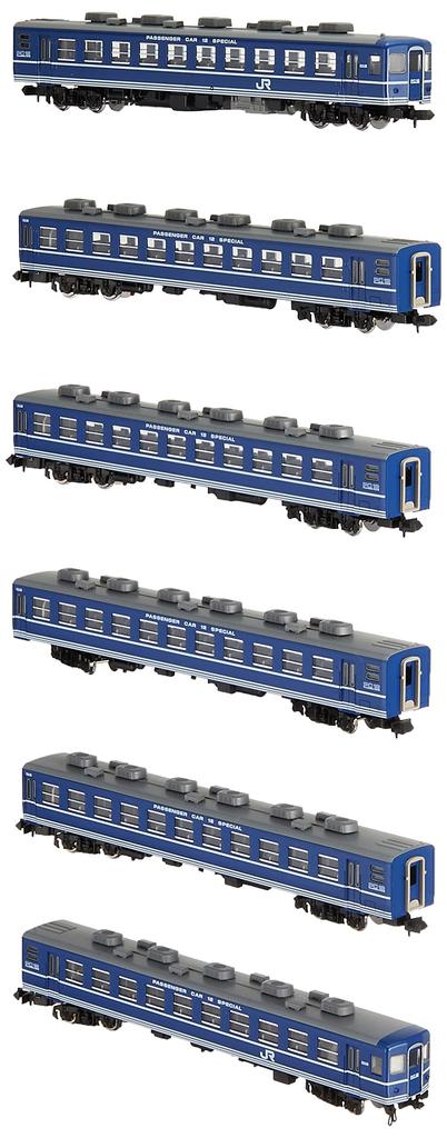 TOMIX N Gauge 12 Series Passenger Car Spur Oyama Set 6 Cars 98727 Railway Model Passenger Car