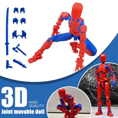 Mobile Doll Set, 3D Printed Titan Robot Mobile Doll, Posable Mobile Doll, Suitable For Collectors, Desktop Decoration