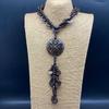Retro Wooden New Chinese Scenic Pullover Long Necklace - Holiday Hot Sale Bestseller