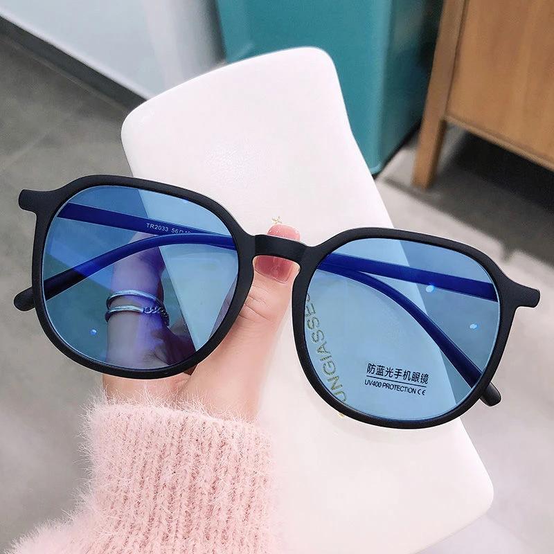 Luxury Design Photochromic Glasses Men Women Square Oversized Myopia Short-Sighted Eyeglasses Outdoor Color Changing Eyewear