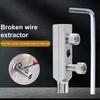 Faucet Angle Valves Broken Wire Extractor Universal Damage Screw Extractor Remover Tool Household Manual Plumber Tool 4/6 Points