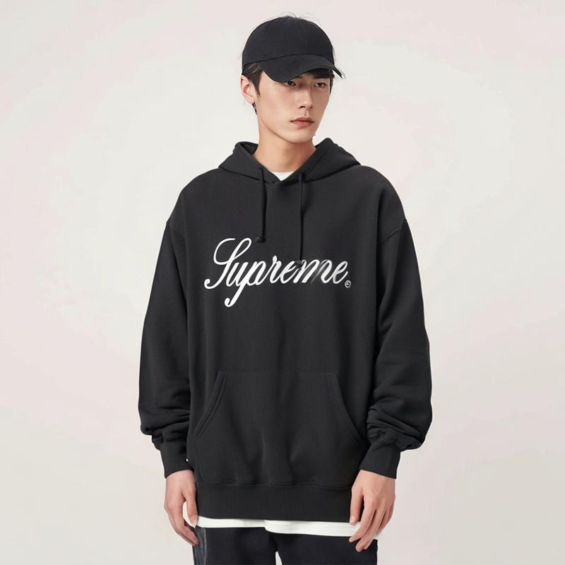 Supreme FW23 Week6 Raised Script Hoodie 'Black' Men's SUP-FW23-102