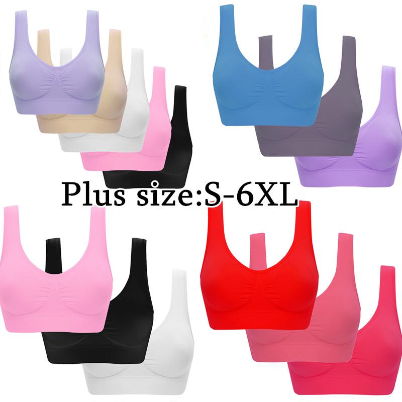 Buy Purity999Women Pure Color Plus Size Ultrathin Large Bra Sports