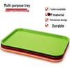 Commercial Rectangular Plastic Serving Tray