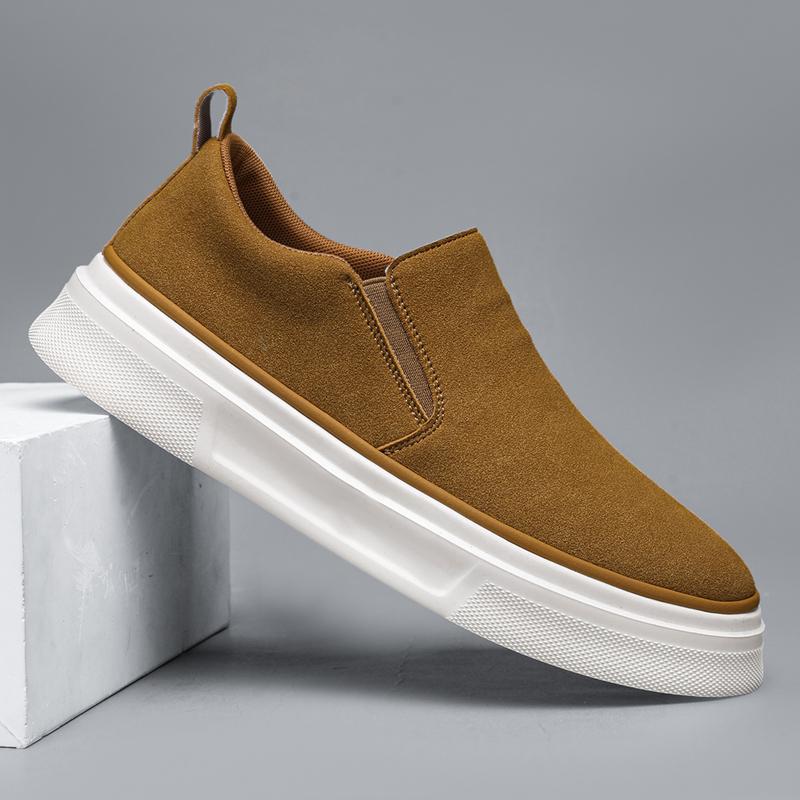 Trend New Arrival Luxury Men's Slip On Loafter Casual Leather Shoes Male Walking Sneakers Tenis Masculino Zapatos Hombre
