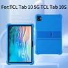 Silikonhülle für TCL Tab 10 5G 10,1 Zoll TCL Tab NEXPAPER 10S Wifi 10,1 Zoll TCL Tab10 Lite Tablet-Hülle für Kinder (9080G/9081X/9183W) mit PC-Ständer
