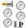 Pressure Gauge 0 100 Bar PSI with 60mm Dial Featuring Accurate Measurement for Hydraulic and Vacuum Applications
