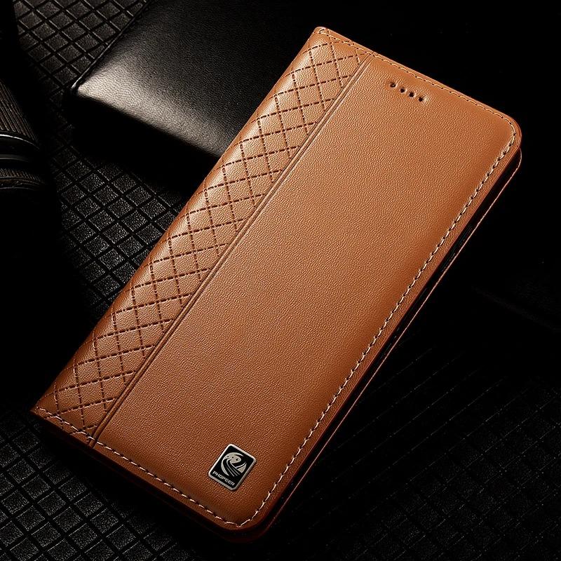 Nappa Genuine Leather Case for Realme 7 8 7i 8i 8s 9 9i Pro Plus Magnetic Flip Cover Wallet Phone Cases