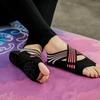 Yoga Socks Women Five Toes Finger Pilates Shoes Fitness Cross Straps Indoor Slip Resistant Yoga Socks