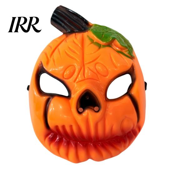 Detailed Pumpkin Face Mask Halloween Mask, Scary Lantern Party Hard Material Horror Breathable Costume Props for Secret Room Games Classic Decoration