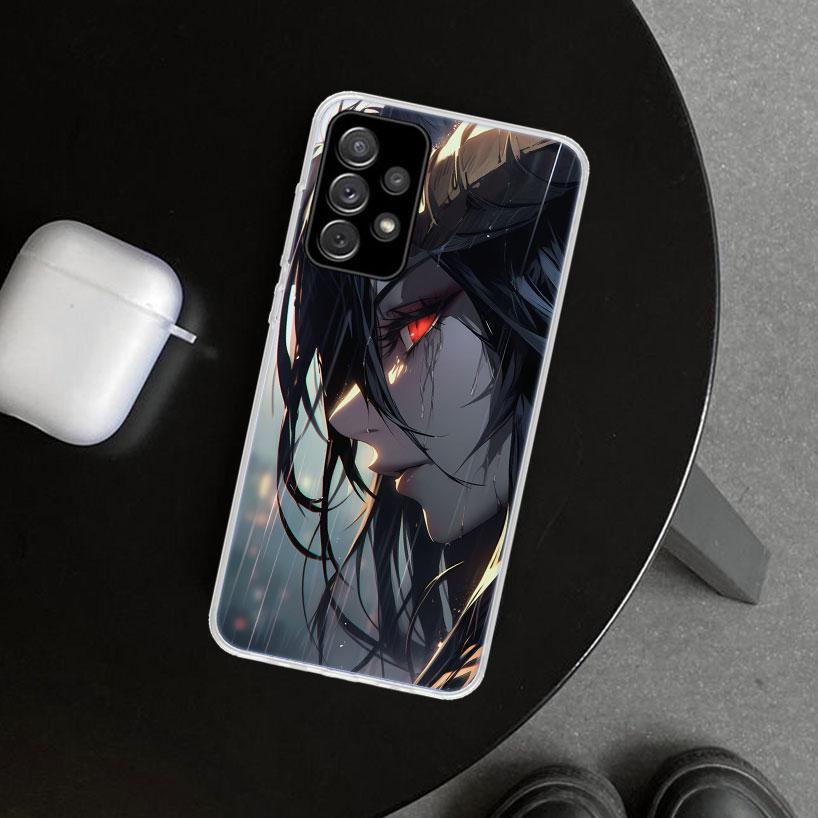 Albedo Overlord Anime Phone Case Cover for Samsung Galaxy A12 A22 A32 A52 A72 A02S A51 A50S A31 A20S A10S Note 20 Ultra 10 Plus