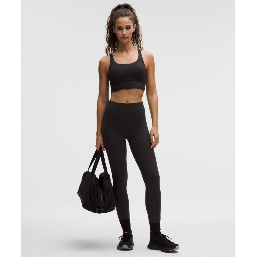 Lululemon Energy Longline Bra MeDium Support B D Cups Evolve  worDmark Black